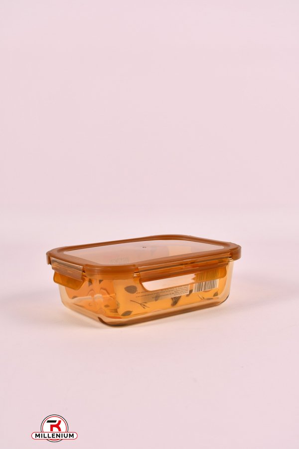 Харчовий контейнер скляний із пластиковою кришкою 1040мл "Vitora" арт.VT-7810