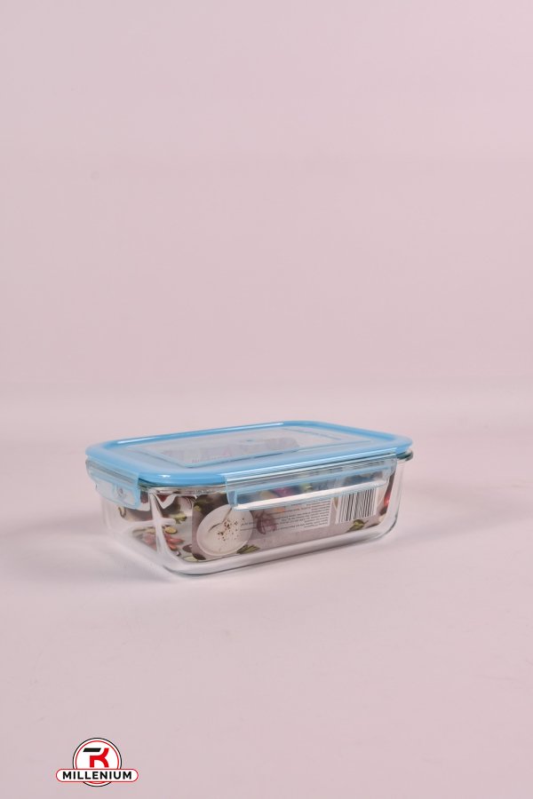 Харчовий контейнер скляний із пластиковою кришкою 1500мл "Vitora" арт.VT-7615