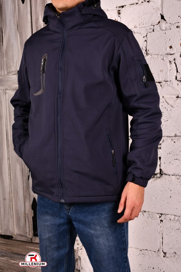 Куртка мужская (цв.синий) на меху Размер в наличии : 48 арт.21118