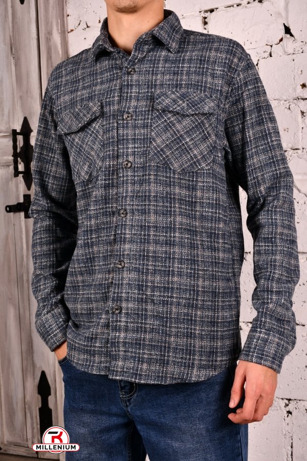 Рубашка мужская "Ronex" 100%COTTON Размеры в наличии : 42, 44, 46, 48, 50 арт.7282/1