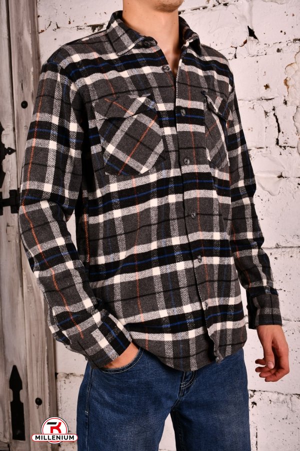 Рубашка мужская "Ronex" 100%COTTON Размеры в наличии : 42, 44, 46, 48 арт.7282/1