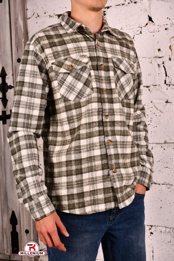 Рубашка мужская "Ronex" 100%COTTON Размеры в наличии : 42, 44, 46 арт.7282/1