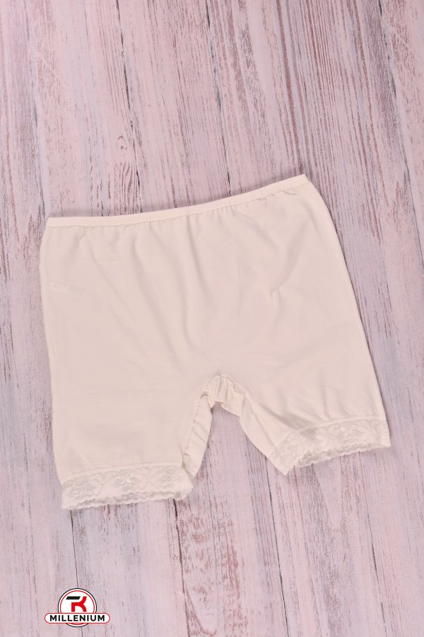 Панталоны женские трикотажные (цв.молочный) "Miss Victoria" (XL/2XL) размер 50-52 арт.53172
