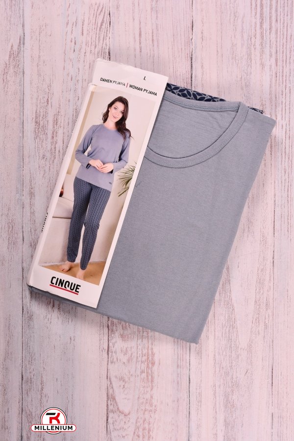 Піжама жіноча (колір сірий) трикотажна "CINOUE" Розмір в наявності : 42 арт.69569
