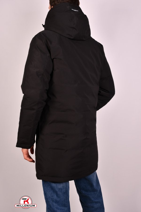 Пальто мужское зимние цв.черный (наполнитель 100% полиэстер) "REMAIN" Размер в наличии : 44 арт.3057