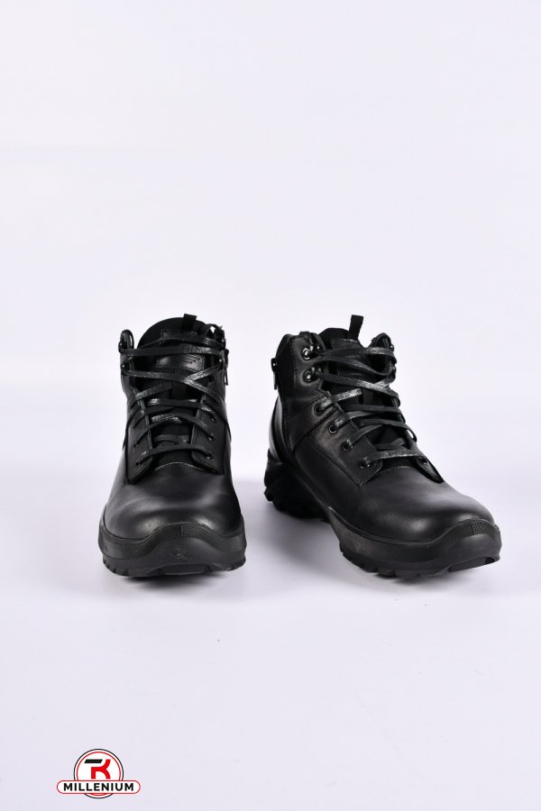 Ботинки мужские (цв.черный) из натуральной кожи на меху "Dan Shoes" Размеры в наличии : 40, 43, 45 арт.2040/7