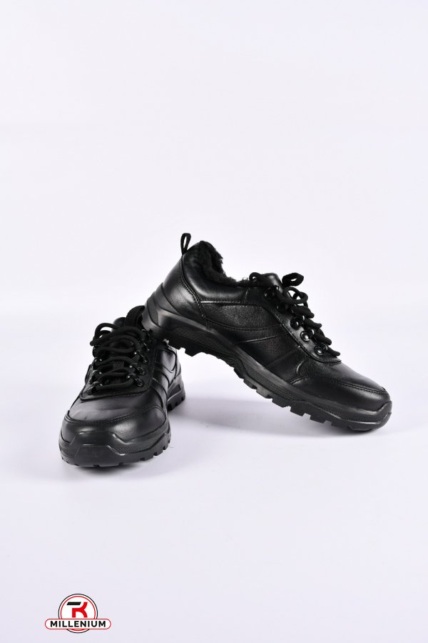Кросівки чоловічі (кол. чорний) з натуральної шкіри "Dan Shoes" Розміри в наявності : 41, 42, 44, 45 арт.2205