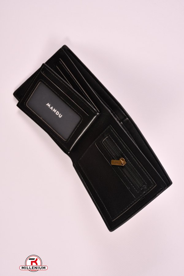 Кошелек мужской (цв.черный) размер 12/9 см арт.HC5302-006