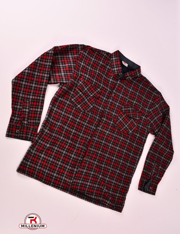 Рубашка мужская на флисе "AO LONG" Размеры в наличии : 52, 54, 58, 60 арт.C21