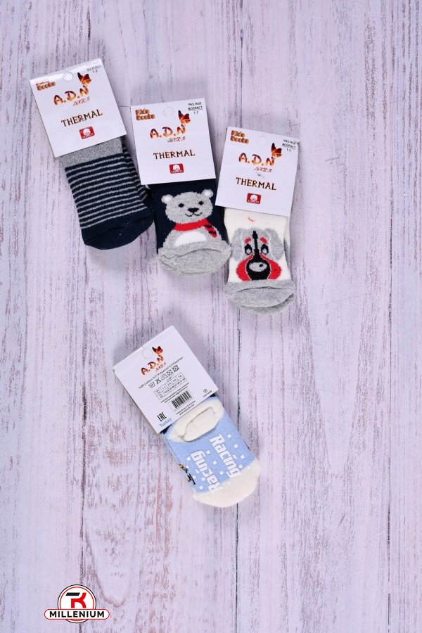 Шкарпетки для хлопчика махрові (вік 1-2 л) арт.388428
