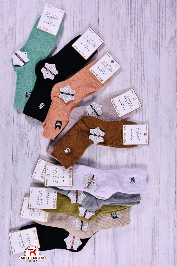 Шкарпетки жіночі махрові THERMO "Aura,Via" розміри 35-41 арт.NBX153
