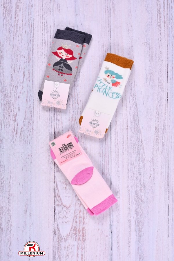 Носки махровые для девочки (1-2) KBS размер 16-18 арт.3-20274