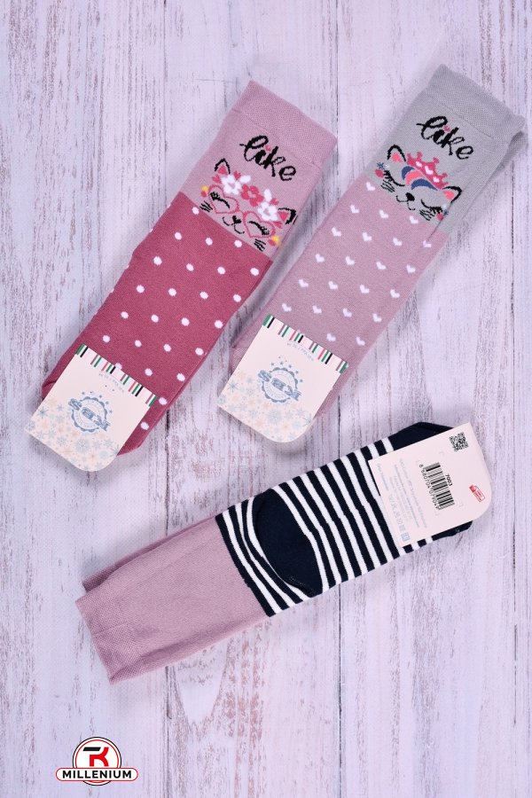 Шкарпетки для дівчинки (9-10) KBS розмір 32-34 махрові арт.3-20279