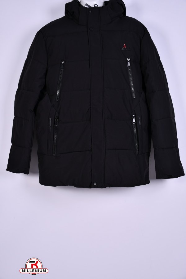 Куртка мужская зимняя (цв.чёрный) с плащевки "PANDA" Размер в наличии : 54 арт.C9365