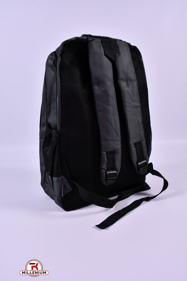 Рюкзак з плащової тканини (кол. сірий) розмір 30/44/16см арт.3776