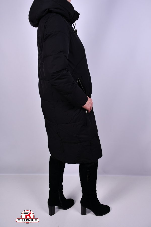 Пальто женское из плащевки зимние (color R001) Размеры в наличии : 46, 52 арт.HM1117