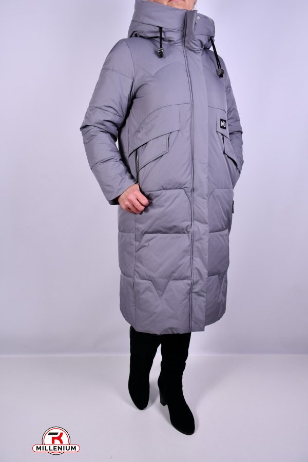 Жіноче пальто з плащівки зимові (color R161) Розмір в наявності : 46 арт.HM1117