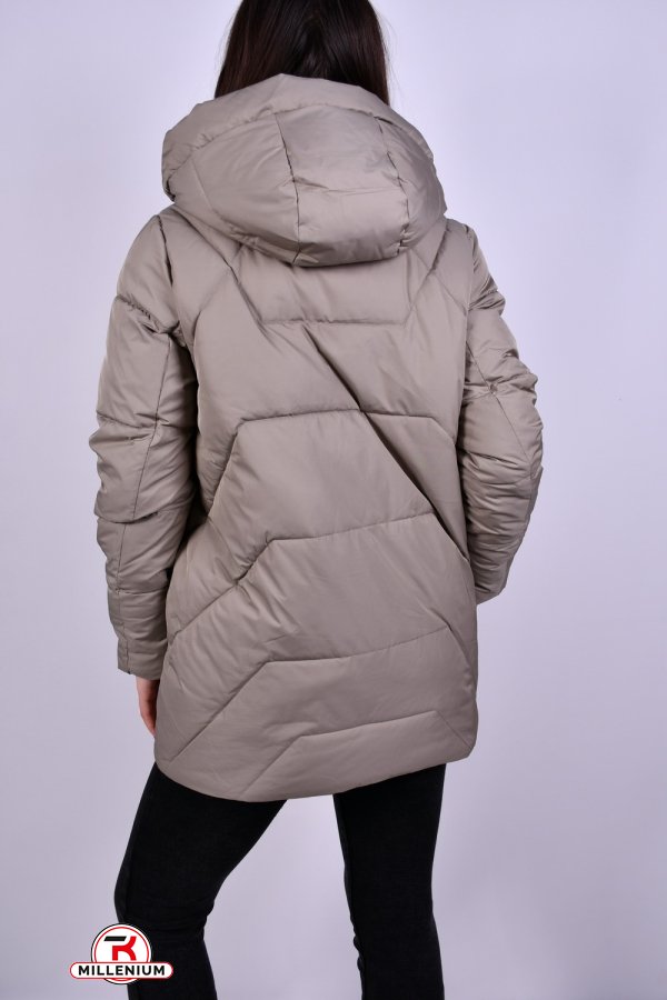 Куртка женская из плащевки зимняя (color R006) Размеры в наличии : 48, 50 арт.HM1112