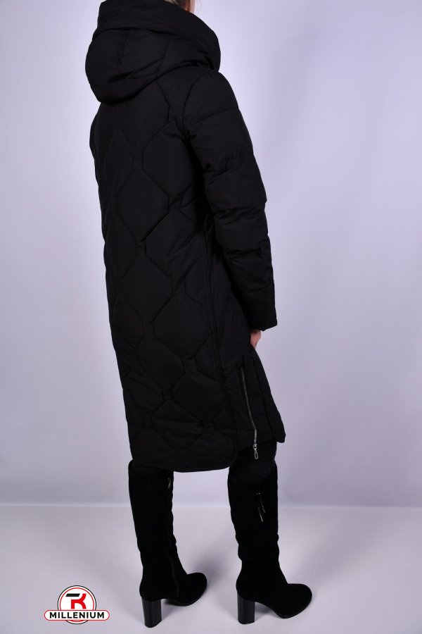 Жіноче пальто з плащівки зимові (color V001) Розміри в наявності : 44, 46, 48, 50 арт.HM1162