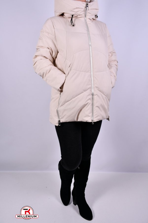 Куртка женская из плащевки зимняя (color V037) Размер в наличии : 58 арт.HM1153