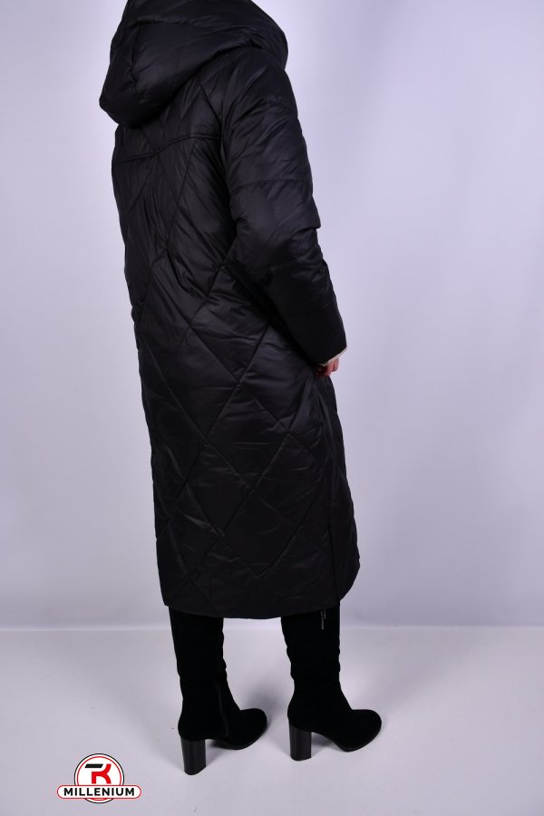 Пальто женское из плащевки зимние (color D001) Размеры в наличии : 46, 48, 50, 52, 54, 56 арт.HY1159