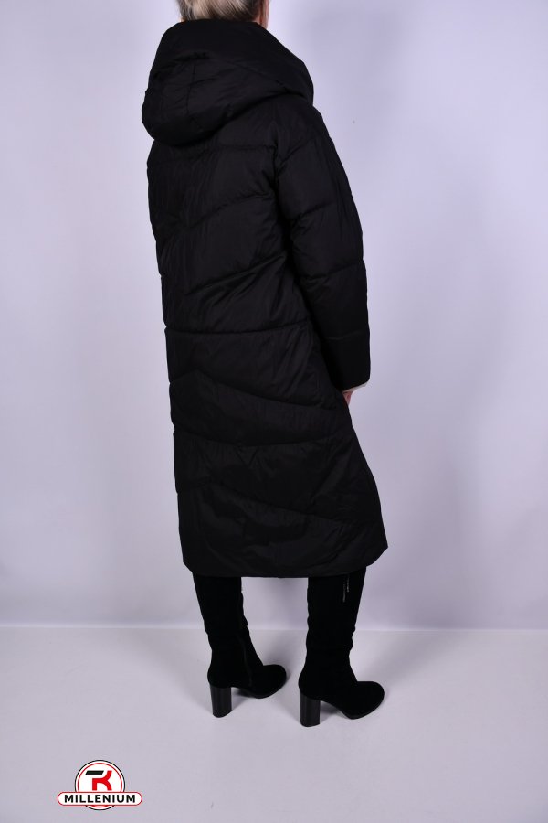Пальто жіноче з плащової тканини зимові (color E001) наповнювач натуральний пух Розміри в наявності : 46, 48, 50, 52 арт.HM1106