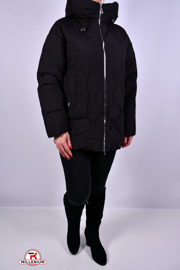 Куртка жіноча з плащової тканини зимова (color V001) Розміри в наявності : 46, 48, 50 арт.HM1150