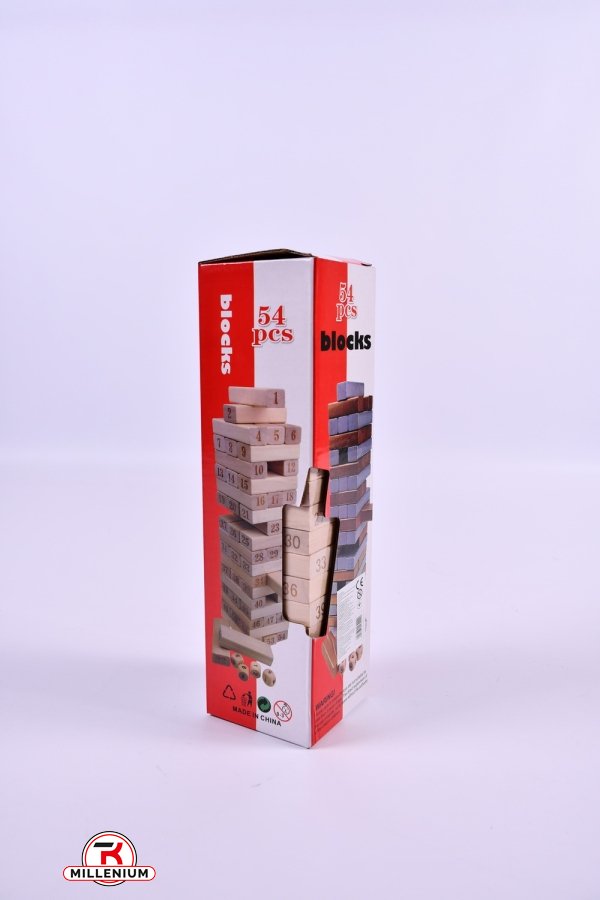 Дерев'яна іграшка Джанга 5 блоки в коробці 29см арт.WD13029