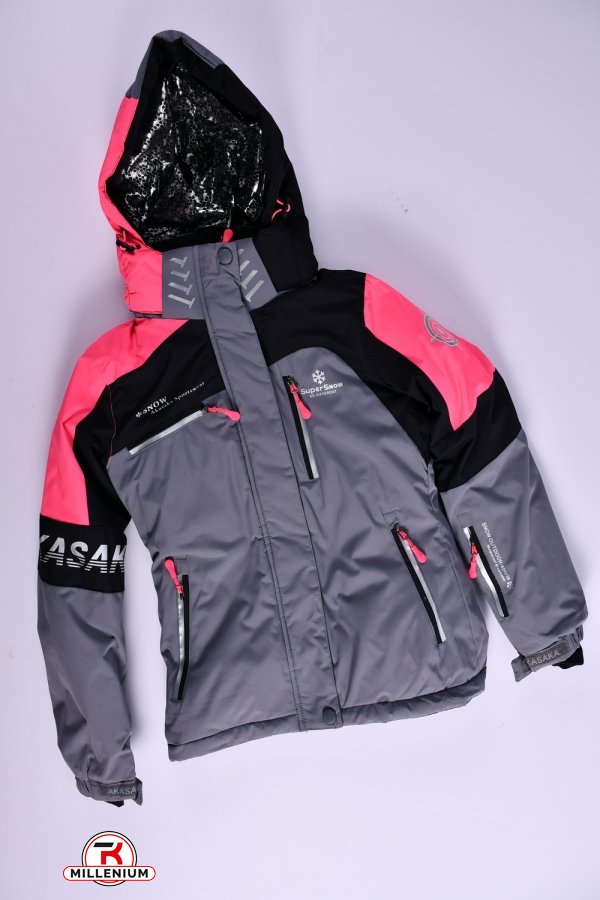 Куртка для дівчинки (col.69) з водовідштовхувальної тканини з дихаючою мембраною Зріст в наявності : 128, 140, 164 арт.GS23172