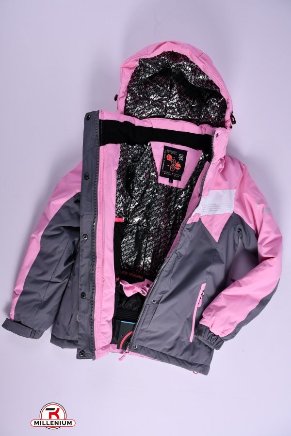 Куртка для девочки (col.69) из водоотталкивающей ткани из дышащей мембраной Рост в наличии : 152, 164 арт.GS23171
