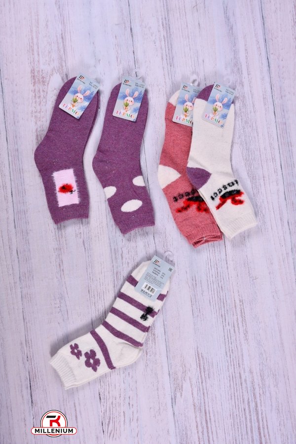 Шкарпетки для дівчинки "Шугуан" розміри 35-40 (60% ангора 30% бавовна 10% лайкра) арт.CJ5902