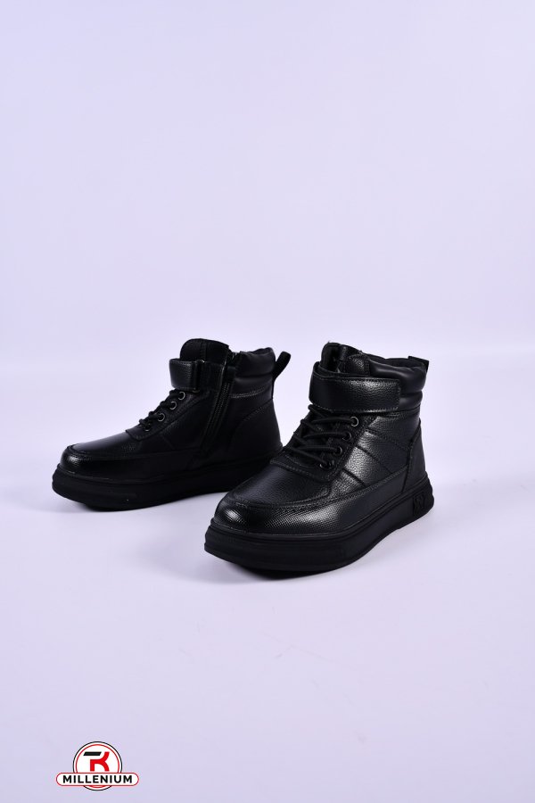 Зимові черевики на хутрі для хлопчика "W.niko" Розміри в наявності : 32, 33, 34, 35, 36 арт.AG8870-1