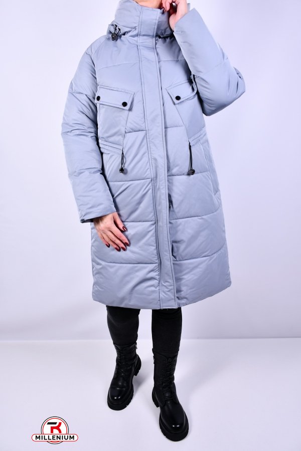 Пальто жіноче (col.04) зимове з плащової тканини. Розміри в наявності : 46, 48, 50, 52, 54 арт.2303