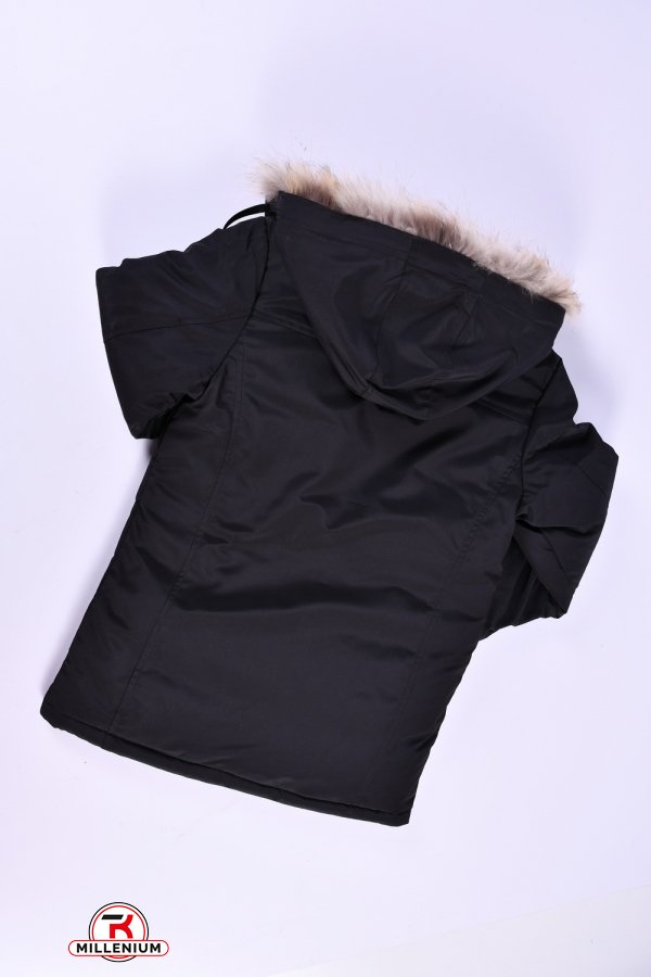 Куртка для хлопчика (кол. чорний) зимова (100% POLYESTER) Зріст в наявності : 140, 146, 152 арт.2306