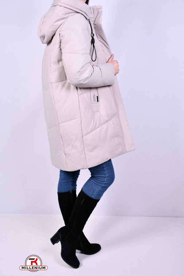 Жіноче пальто (col.19) зимові з плащової тканини. Розміри в наявності : 44, 46, 48, 50 арт.73