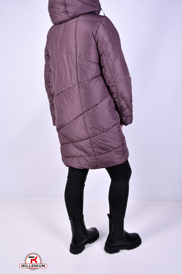 Куртка женская зимняя (цв.фиолетовый) из плащевки Размер в наличии : 54 арт.M911016