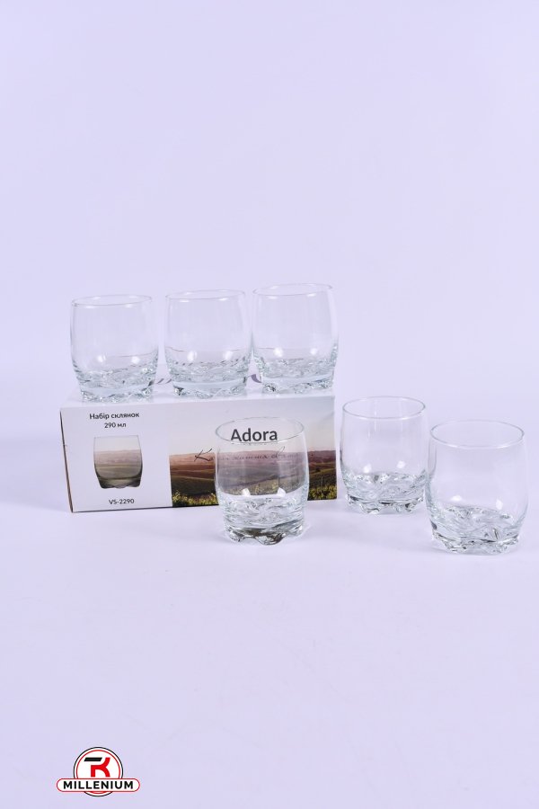 Набор стаканов "ADORA" 6 шт. 290 мл. "VERSAILLES" арт.VS-2290