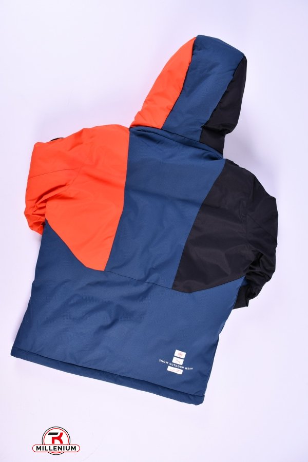 Куртка для хлопчика з плащової тканини (color 13) зимова Зріст в наявності : 146 арт.BE22100
