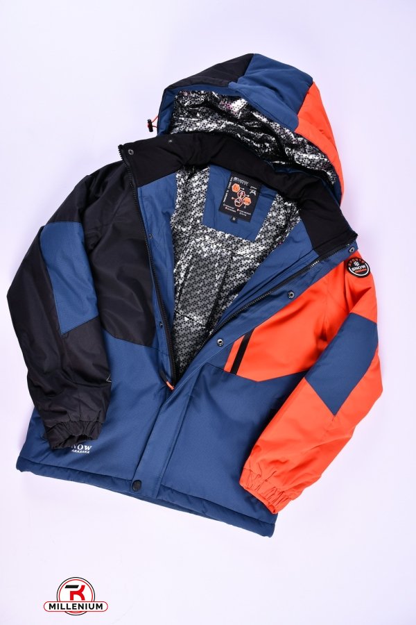 Куртка для хлопчика з плащової тканини (color 13) зимова Зріст в наявності : 146 арт.BE22100