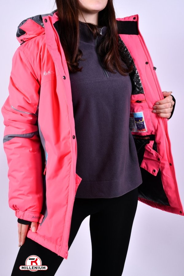 Куртка жіноча (col.53) з водовідштовхувальної тканини з дихаючою мембраною Розмір в наявності : 52 арт.VWS23170