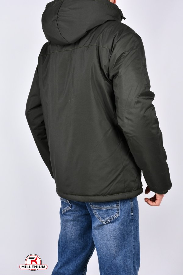 Куртка чоловіча зимова (кол. хакі) на хутрі Розмір в наявності : 50 арт.94