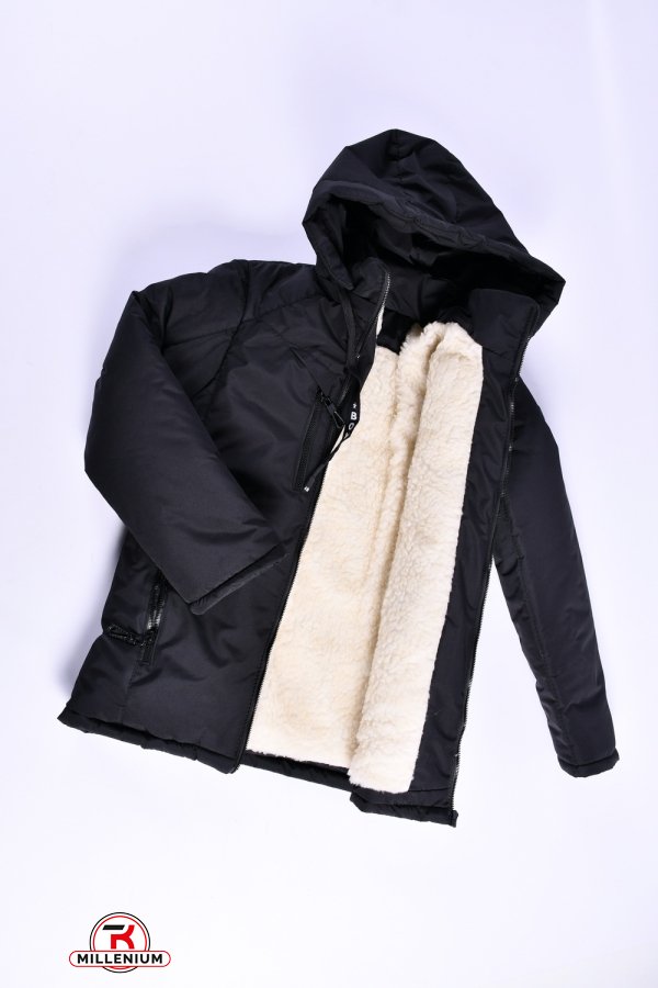 Куртка для мальчика зимняя(цв.черный) на меху Рост в наличии : 146, 152, 158, 164 арт.04/NIKE