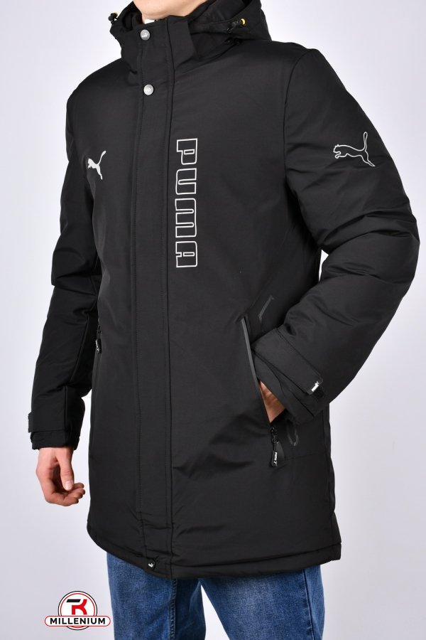 Куртка чоловіча (col.1) зимова з плащової тканини "PUMA" Розміри в наявності : 48, 50, 54 арт.2303