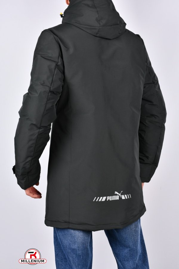Куртка чоловіча (col.2) зимова з плащової тканини "PUMA" Розміри в наявності : 46, 50, 52, 54 арт.2303
