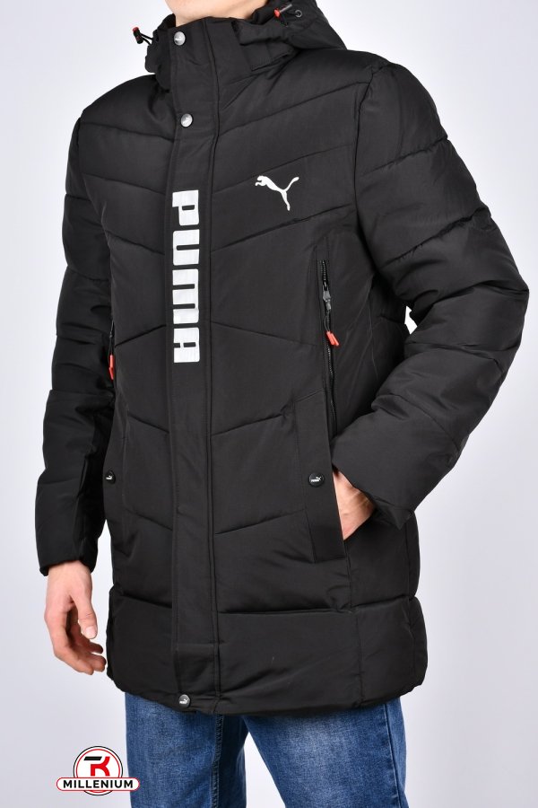 Куртка чоловіча (col.1) зимова з плащової тканини "PUMA" Розміри в наявності : 46, 48, 52 арт.2308