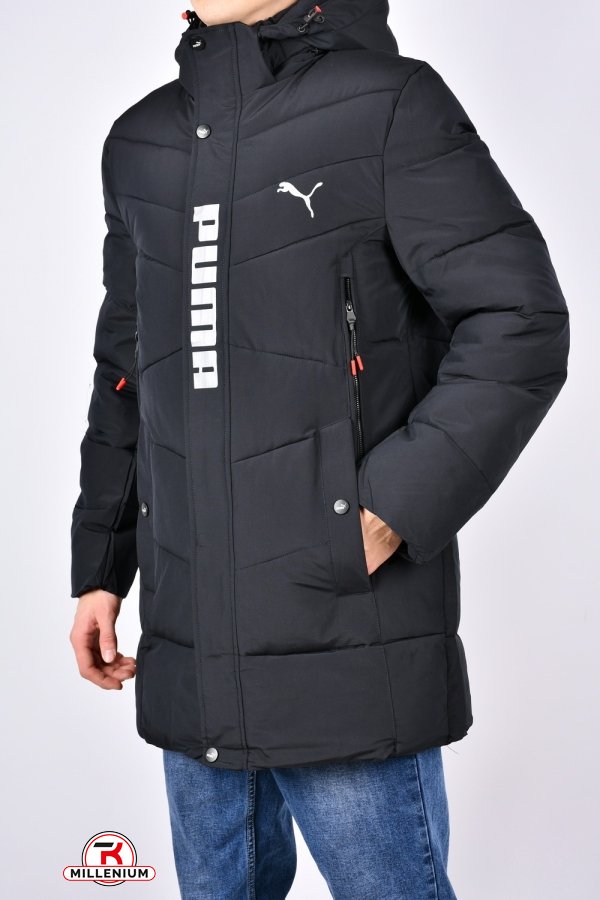 Куртка чоловіча (col.3) зимова з плащової тканини "PUMA" Розмір в наявності : 54 арт.2308