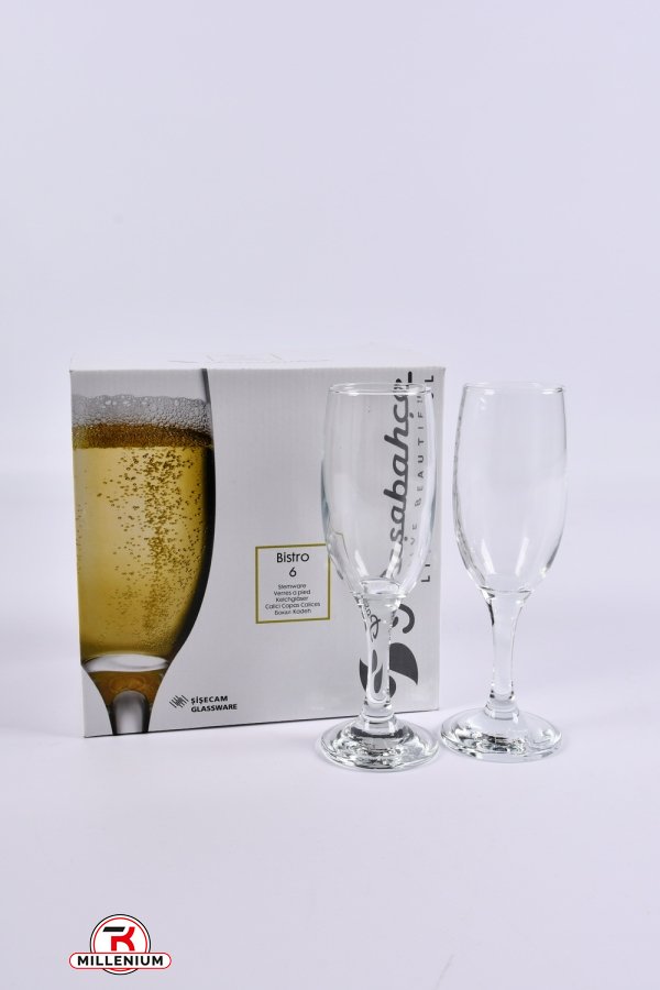 Набор бокалов для шампанского 6 шт по 190 мл "Bistro" арт.44419