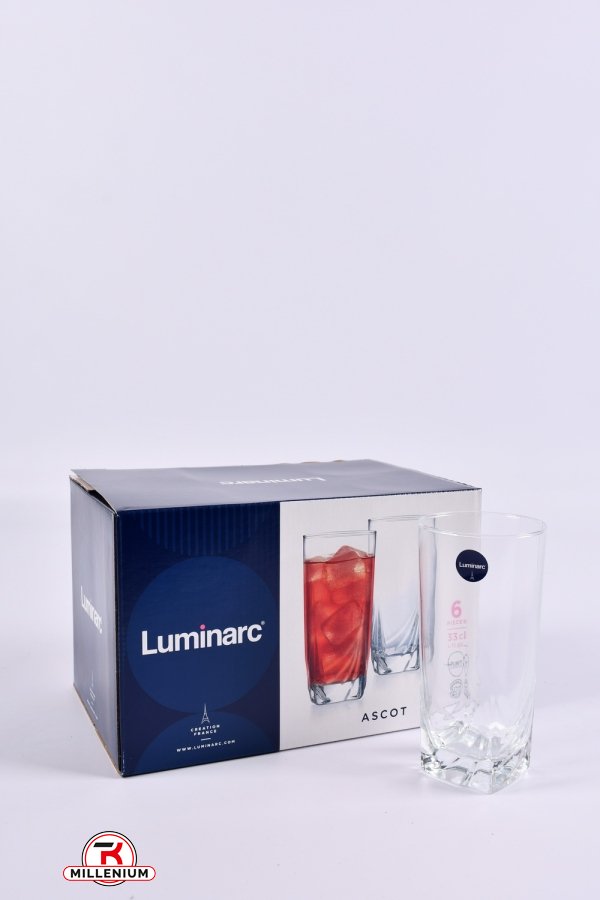 Набір склянок "ASCOT" 6шт по 330 мл "LUMINARC" арт.1308