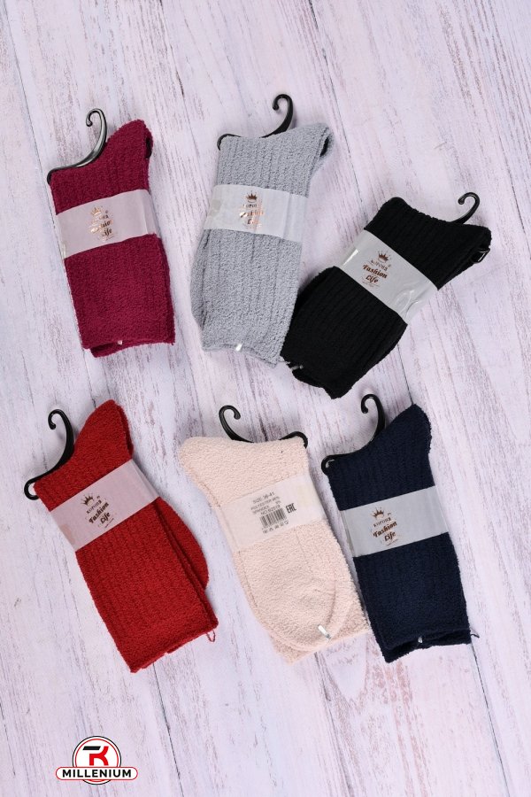 Шкарпетки жіночі (95%поілестр 5%спандекс) розмір 37-41 арт.B2519-19