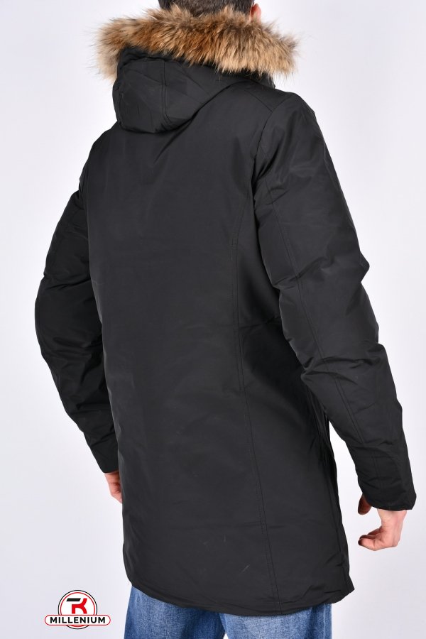 Куртка чоловіча (кол. чорний) зимова з тепловідбивачем Розміри в наявності : 46, 48, 52, 54, 56 арт.2309